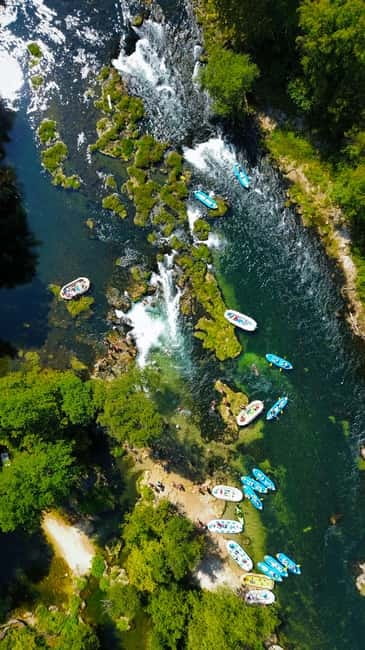 Bihać: Kayak with Una Pirates on the Una River - Photos and drone footage make the $58 price stronger