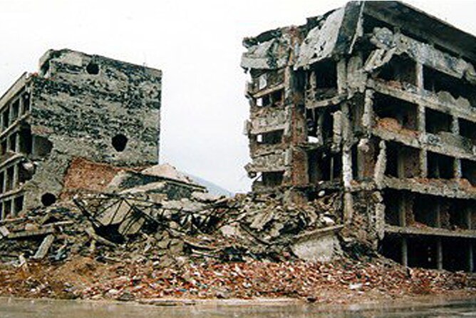 Break-up of Yugoslavia & The War in Mostar: Life Under Siege - The Mostar War Museum and a map that makes sense of the conflict