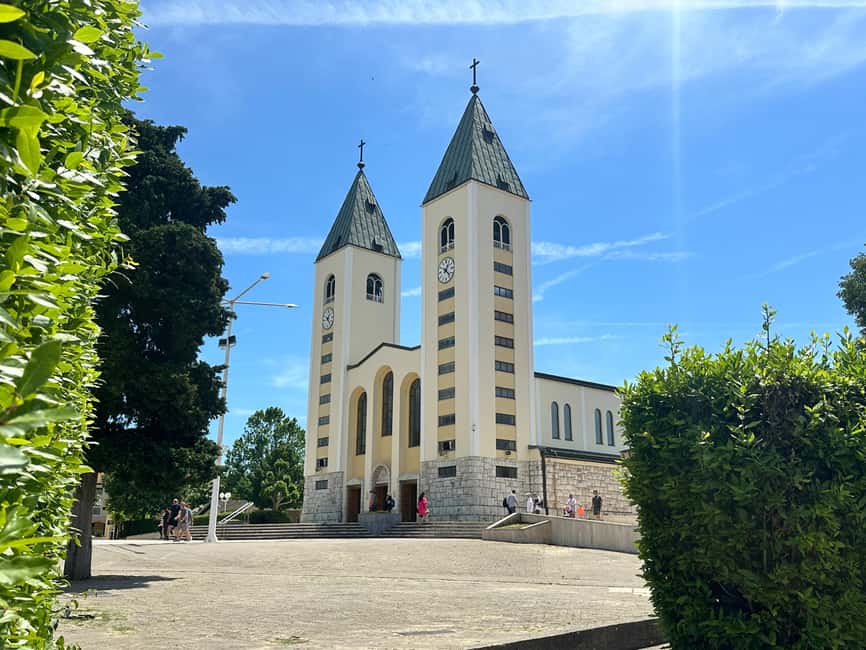 Dubrovnik: Private Tour to Međugorje and Kravice Waterfalls - Three hours in Medjugorje for prayer and reflection