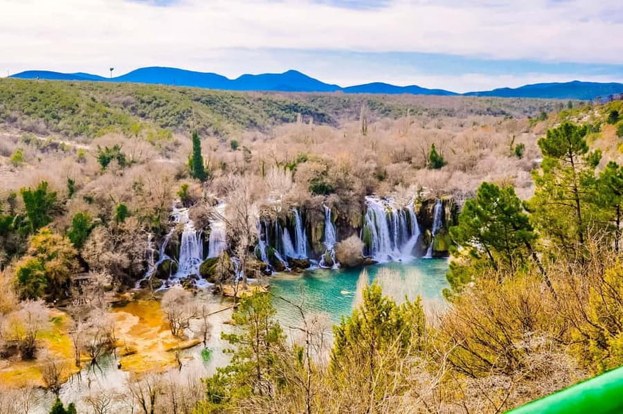 From Split To Sarajevo: Mostar, Blagaj & Kravica falls tour - Blagaj Tekija beside the Buna River