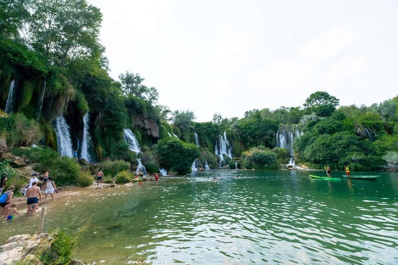 From Split To Sarajevo: Mostar, Blagaj & Kravica falls tour - Kravica Falls and the chance to swim