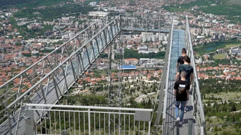Glass Bridge & Zip-line Mostar - Reaching Fortica Above Mostar