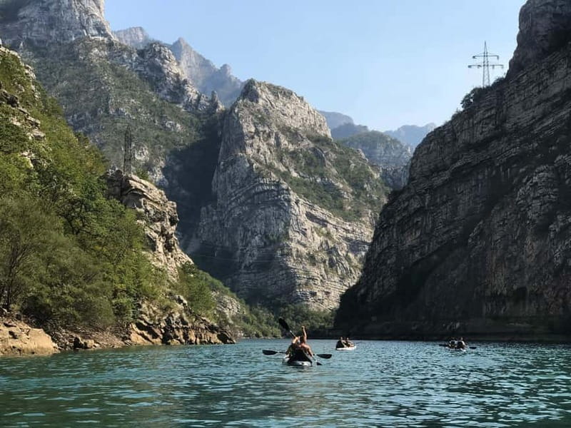 Jablanica: Neretva Kayaking Tour near Mostar - The first 1.5 hours: paddling beneath Prenj and Čvrsnica
