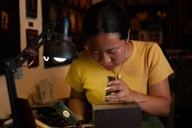 Jewelry Making Workshop in Mostar - Stamping copper without needing craft skills