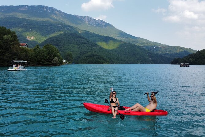 Kayaking on Jablanica Lake - What the $27.64 price really buys