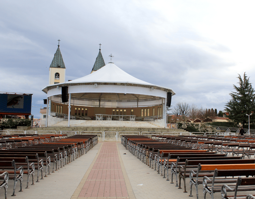 Medjugorje Group Tour from Dubrovnik - St. James Church adds a second focus
