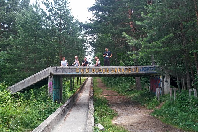 PRIVATE Sarajevo Under Siege War Tour - The Olympic bobsleigh track after 1984