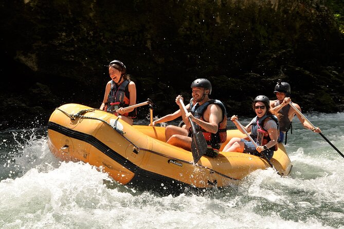 Rafting Trip on the Vrbas river - The safety briefing before the first paddle