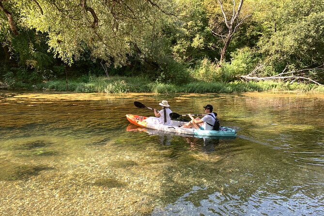 Safari kayak adventure w BBQ & Beer - Cold River Camp and the riverside BBQ