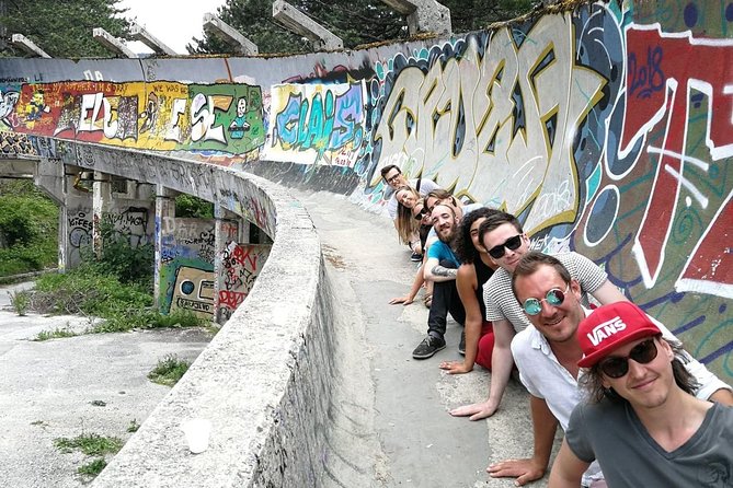 Sarajevo 1425 days under the siege - War Tour - Walking the 1984 Olympic bobsleigh track