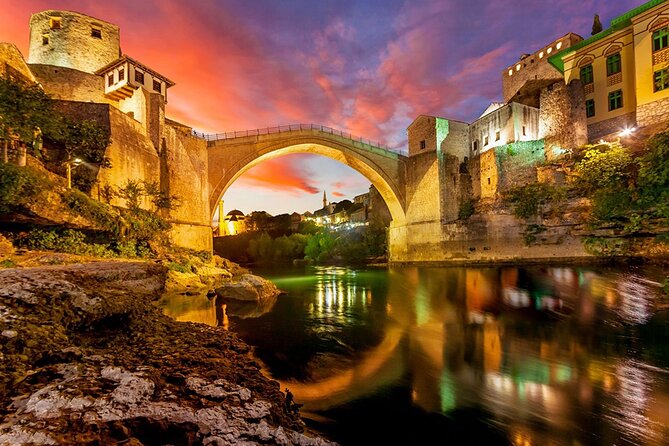 Sarajevo: Mostar Konjic Blagaj Pocitelj Fortica Skywalk Waterfall - Konjic and the stone bridge over the Neretva