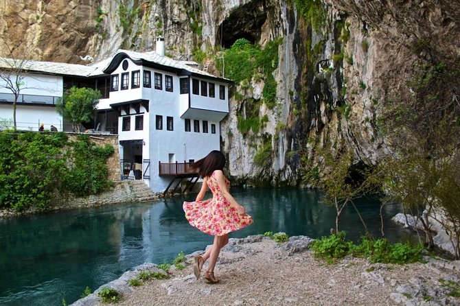 Sarajevo: Mostar, Konjic, Dervish House, Pocitelj & Kravica Falls - Blagaj and the quiet Buna spring
