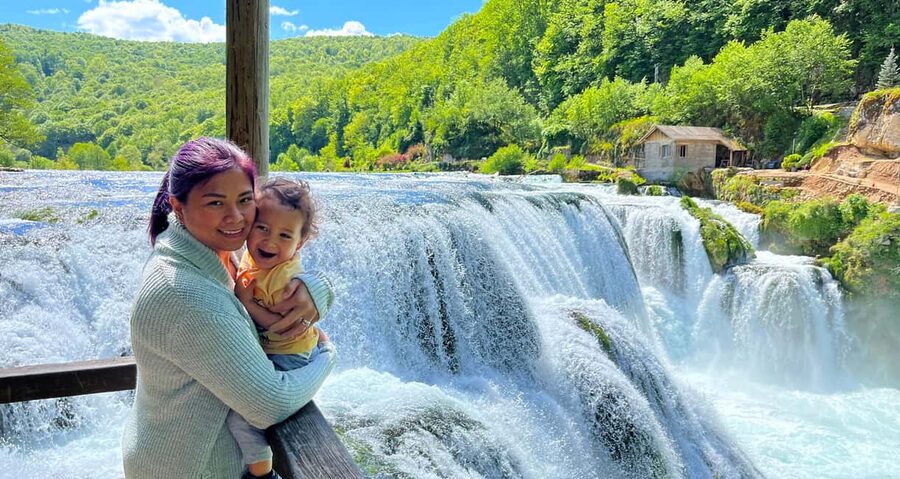 Sarajevo: Strbacki Buk & Jajce Waterfalls Day Trip - Jajce Waterfall, where the river runs through town