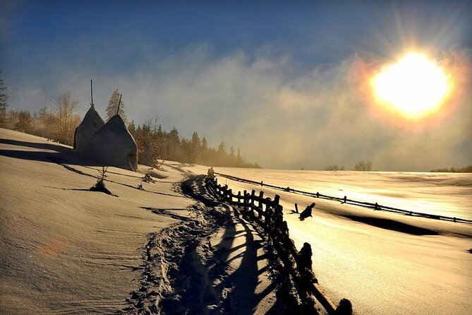 Snowshoeing on Trebevic Mountain from Sarajevo - The Olympic luge track adds a strong finish